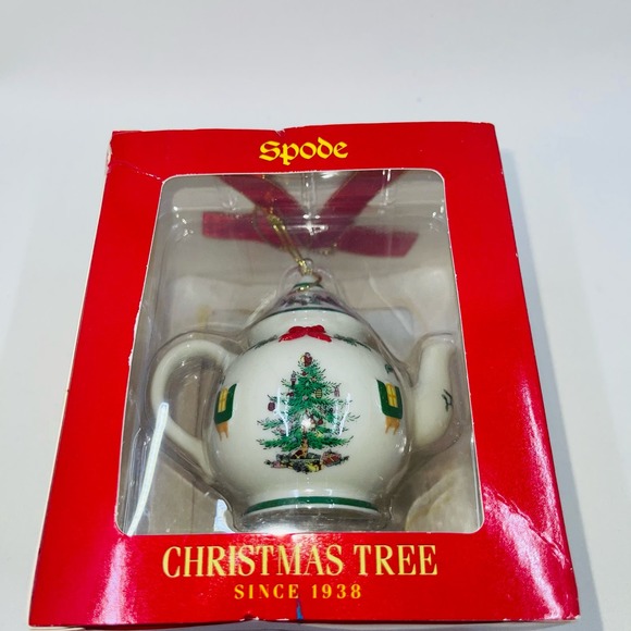 Spode Christmas Tree Signature Ornament 2003 Our Home Teapot House - Picture 2 of 8